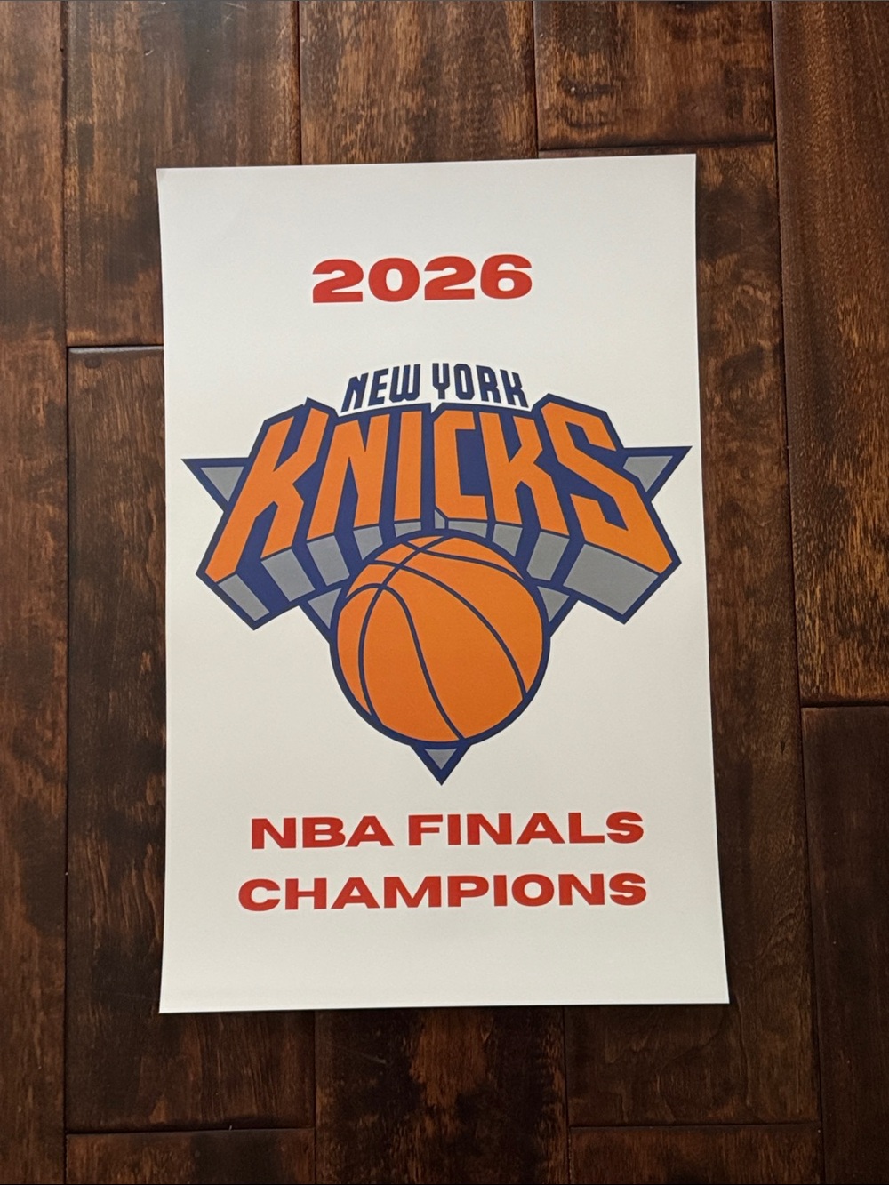 NBA FINALS CHAMPS 11X17 ART PRINT